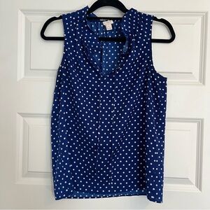 J.Crew Polka Dot Blouse Tank